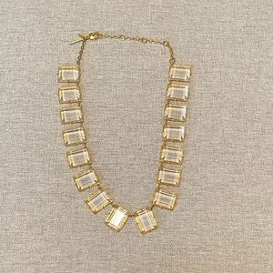 Lele Sadoughi Clear Crystal Necklace